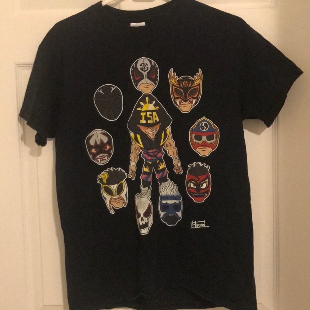 Impact Wrestling TJ Perkins face gimmicks T-shirt